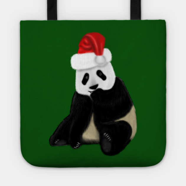 Cute Panda Christmas Xmas Lover Tote by logiamerch