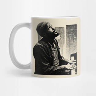 Marvin Gaye - Vintage Pencil Drawing Style Mug
