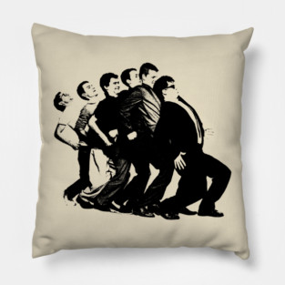 Madness - Vintage Pencil Drawing Style #2 Pillow