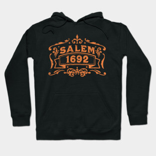 Salem 1692 - Salem Witch Trials - Retro Vintage Distressed Hoodie