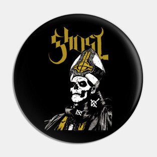 Papa Ghost Pin