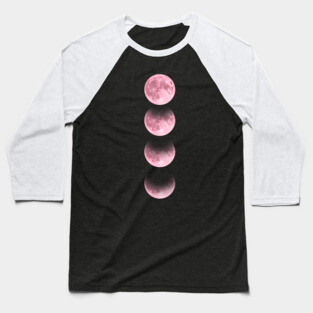 Pink Moon Baseball T-Shirt