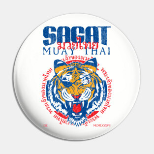Sagat The God of Muay Thai Gym Pin