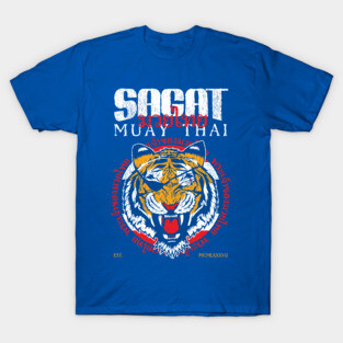 Sagat The God of Muay Thai Tiger Gym T-Shirt