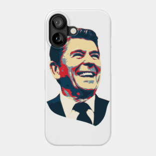 Ronald Reagan Happy Pop Art Phone Case