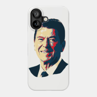 Ronald Reagan Smile Pop Art Phone Case