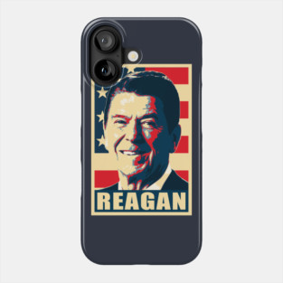 Ronald Reagan Propaganda Poster Art Phone Case
