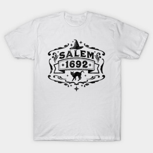 Salem 1692 - Salem Witch Trials - Witchcraft Retro Vintage T-Shirt