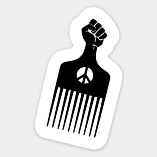 Afro Pick, Black History, Afro Hair, Black Lives Matter Magnet