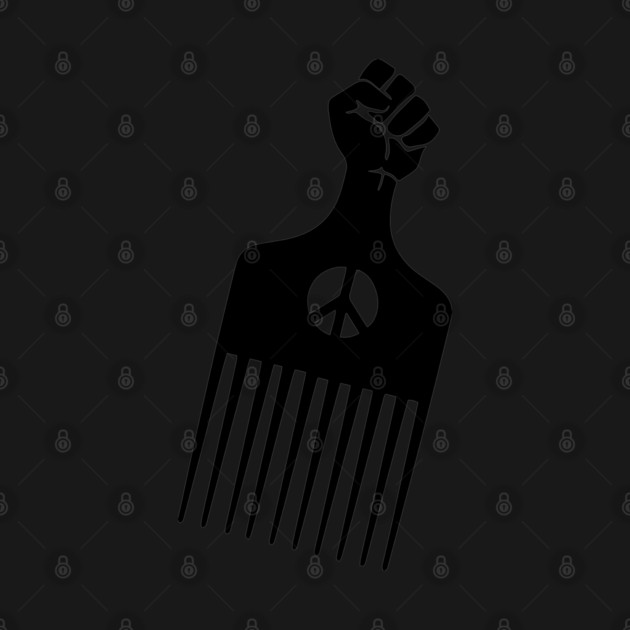 Afro Pick, Black History, Afro Hair, Black Lives Matter by UrbanLifeApparel