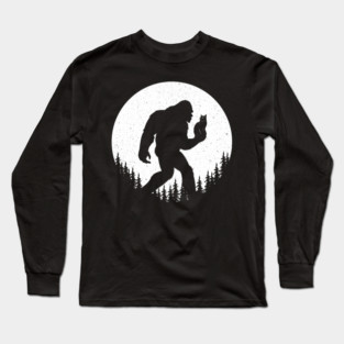 Bigfoot Cat Long Sleeve T-Shirt