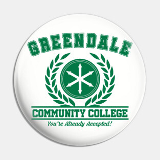 Greendale Community College Pin