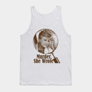 Murder, She Wrote || Vintage Halftone Style || Fan Art Design| Tank Top