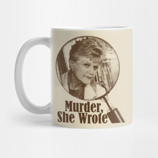 Murder, She Wrote || Vintage Halftone Style || Fan Art Design| Mug