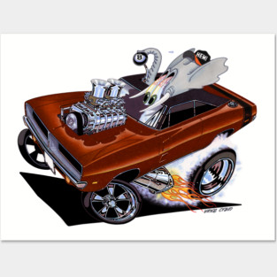 FULL CHARGE 1969 Charger R/T Posters and Art