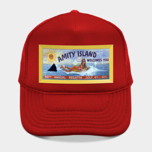 Jaws — Amity Billboard (with graffiti) Hat