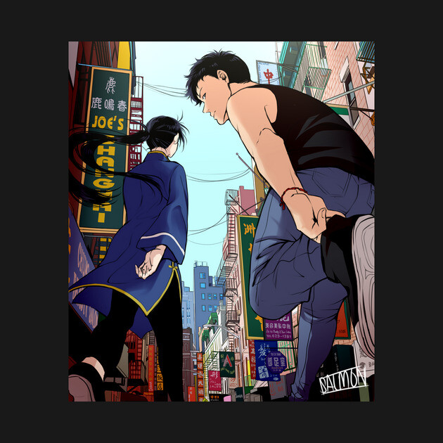 Banana Fish Chinatown Banana Fish Long Sleeve T-Shirt TeePublic