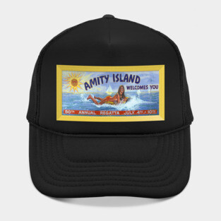 Jaws — Amity Billboard (without graffiti) Hat