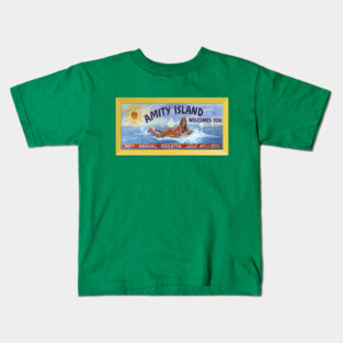 Jaws — Amity Billboard (without graffiti) Kids T-Shirt
