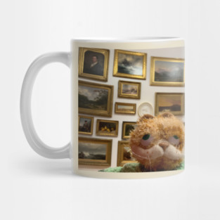 Garfield goes to the museum Mug