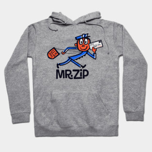 Mr. Zip Zippy T-Shirt – USPS Retro Mailman Design – Postal Worker Gift Hoodie