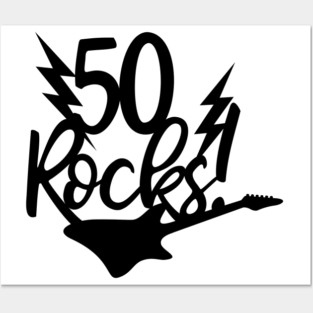 50th birthday Posters and Art