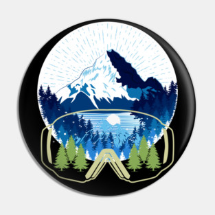 skiing Pin