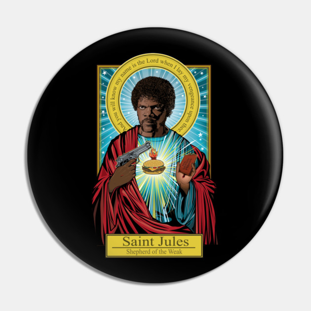 Saint Jules Pin by Pop Art Saints