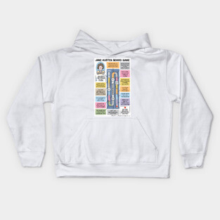Jane Austen Board Game Kids Hoodie