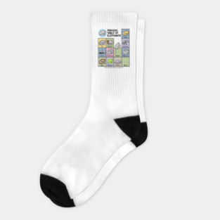 Periodic Table of Elephants Socks