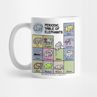 Periodic Table of Elephants Mug