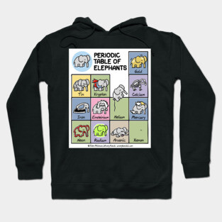 Periodic Table of Elephants Hoodie