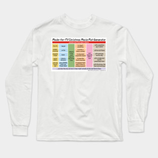 Made-for-TV Christmas Movie Plot Generator Long Sleeve T-Shirt