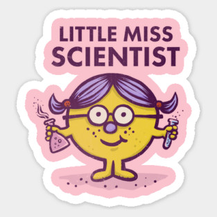 Little Miss Scientist Magnet