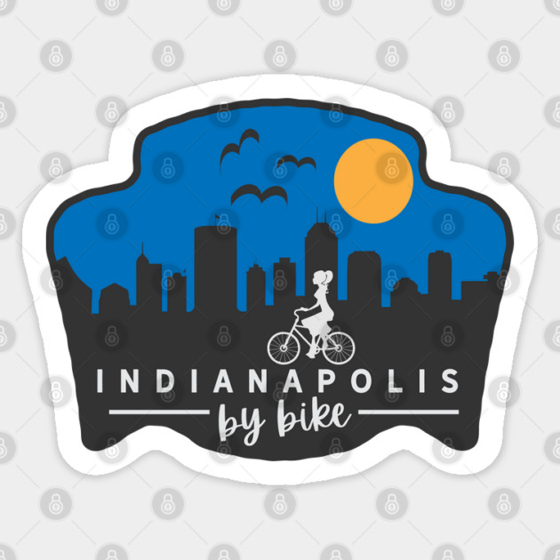 Indianapolis By Bike - Slow Ride Sticker by Camp Happy Hour