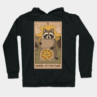 Wheel of Fortune - Raccoons Tarot Hoodie