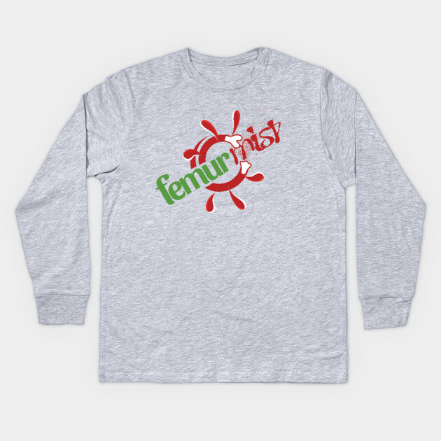 Femur Mist Kids Long Sleeve T-Shirt by Ain't Slayed Nobody
