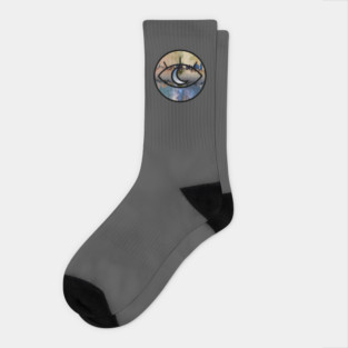 Moon Eye Logo Socks