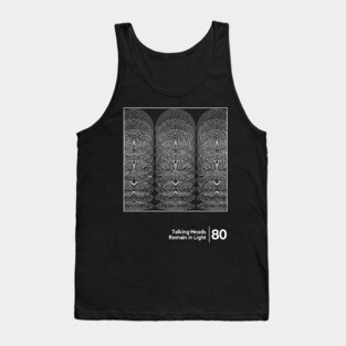 Talking Heads - Minimal Style Graphic Artwork Tank Top