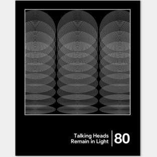 Talking Heads - Minimal Style Graphic Artwork Posters and Art