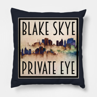 Blake Skye: Private Eye Logo Pillow