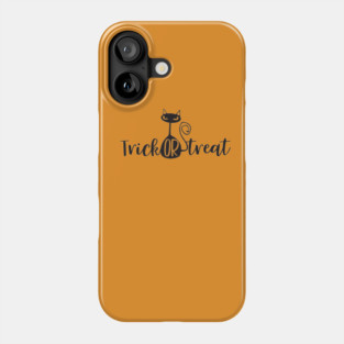 Trick or Treat Cat Phone Case