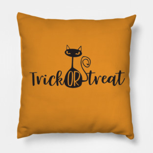 Trick or Treat Cat Pillow