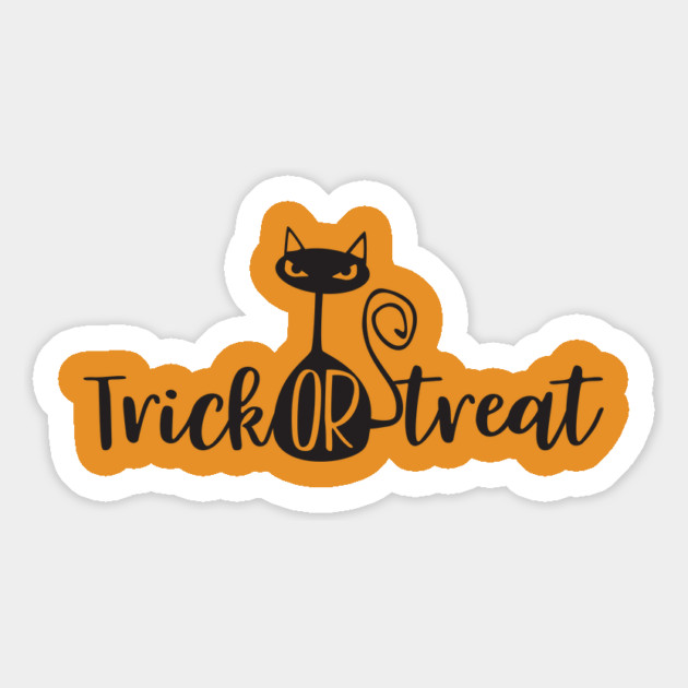 Trick or Treat Cat Magnet by MCALTees