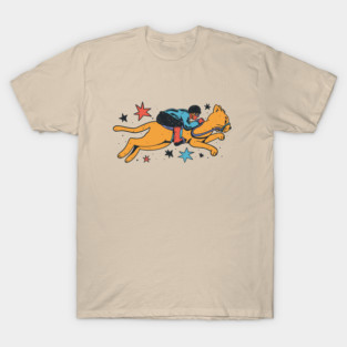 Jockey Riding A Cat T-Shirt