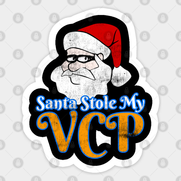 Santa Stole My VCP Sticker by belownormal