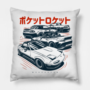 MX5 Miata Roadster crew Pillow