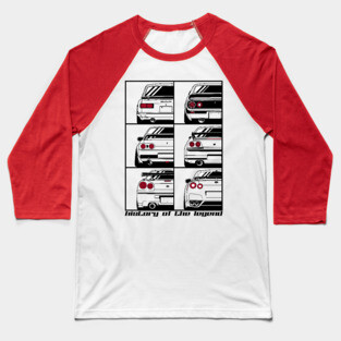 Skyline GTR Generations Baseball T-Shirt