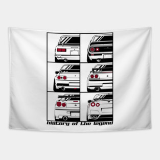 Skyline GTR Generations Tapestry