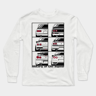 Skyline GTR Generations Long Sleeve T-Shirt
